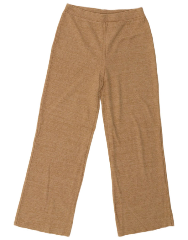 Pantaloni de trening Zara pentru femei UK 12 Medium Beige Bumbac