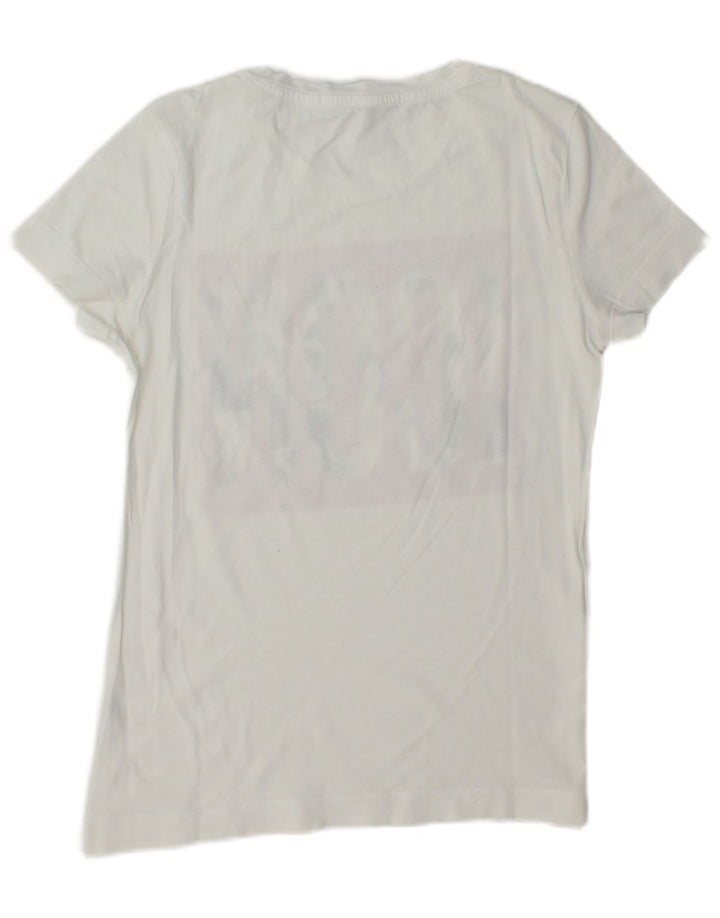 Tricou grafic Guess pentru femei Top UK 14 Medium White