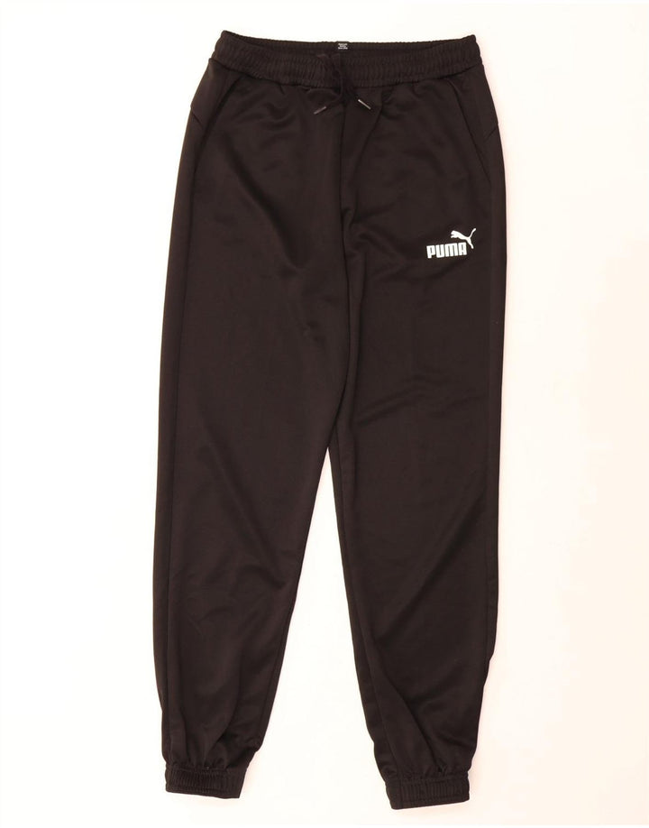 PUMA Băieți Pantaloni de trening Pantaloni de jogging 15-16 ani Poliester negru