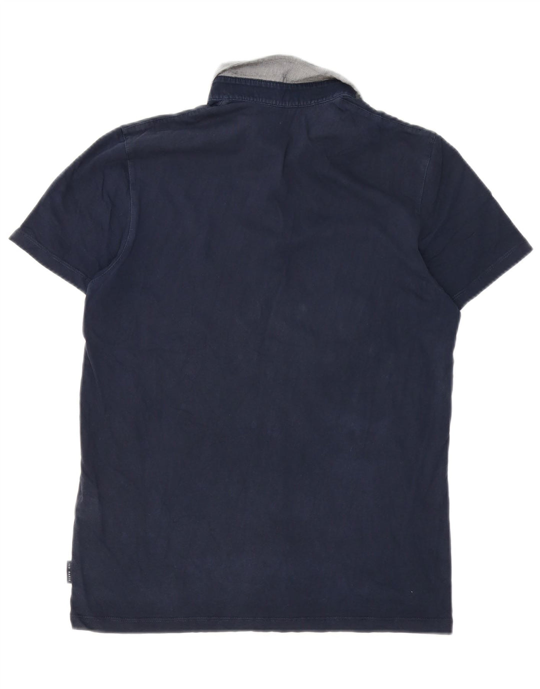 Tricou polo pentru bărbați Ted Baker Mărimea 3 Bumbac albastru bleumarin mediu