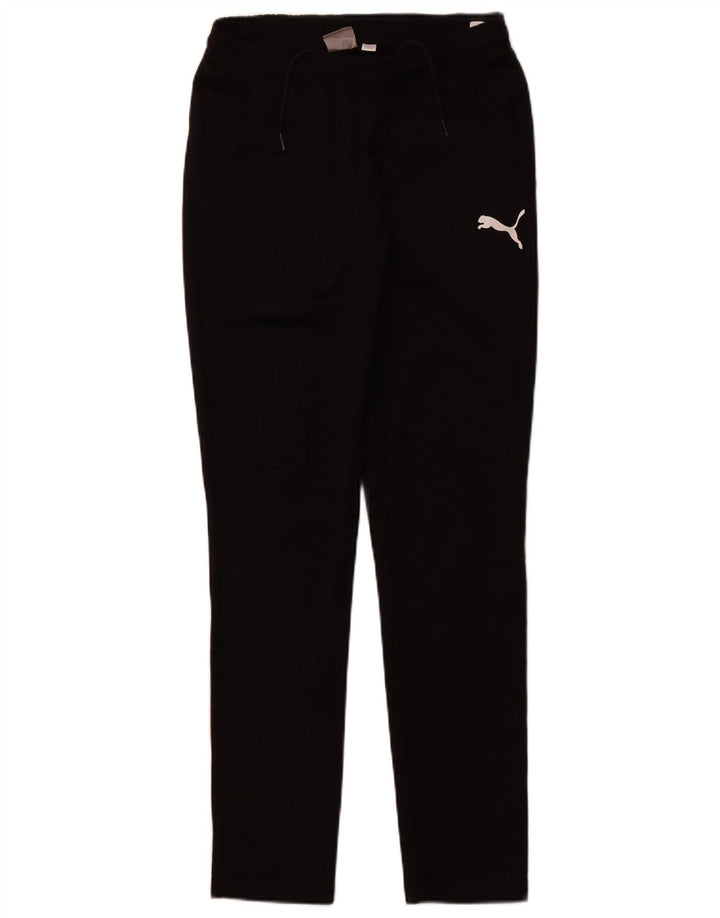 Pantaloni de trening PUMA pentru bărbați, poliester negru mic