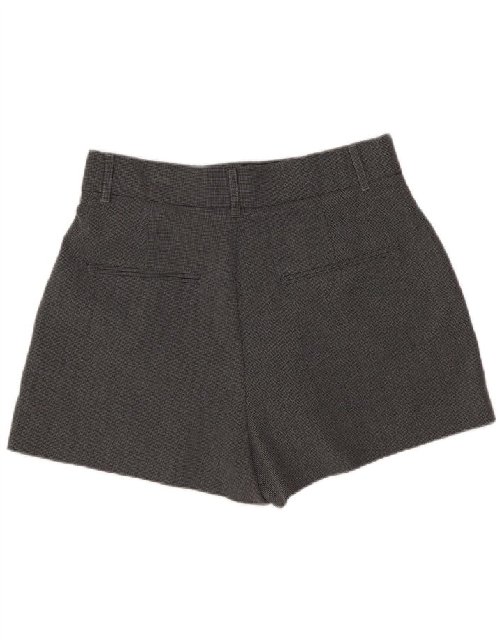 Pantaloni caldi pentru femei cu talie înaltă Zara Medium W28 Gri Houndstooth