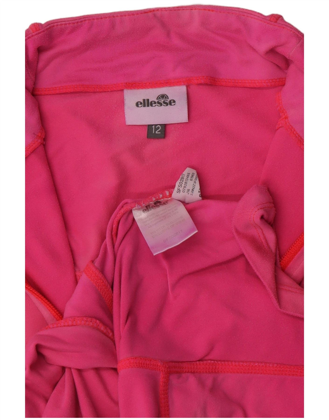 Jachetă de trening pentru femei Ellesse UK 12, nailon roz mediu