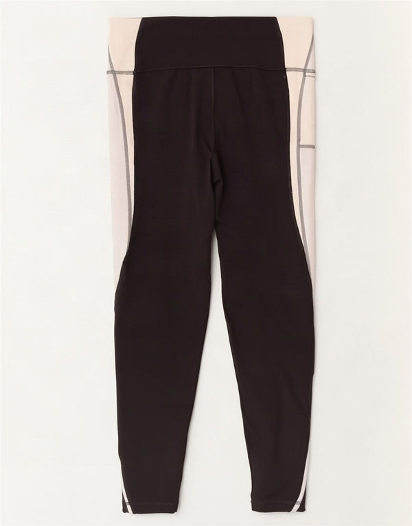 Leggings crop pentru femei Puma UK 16, mare, negru, poliester color bloc