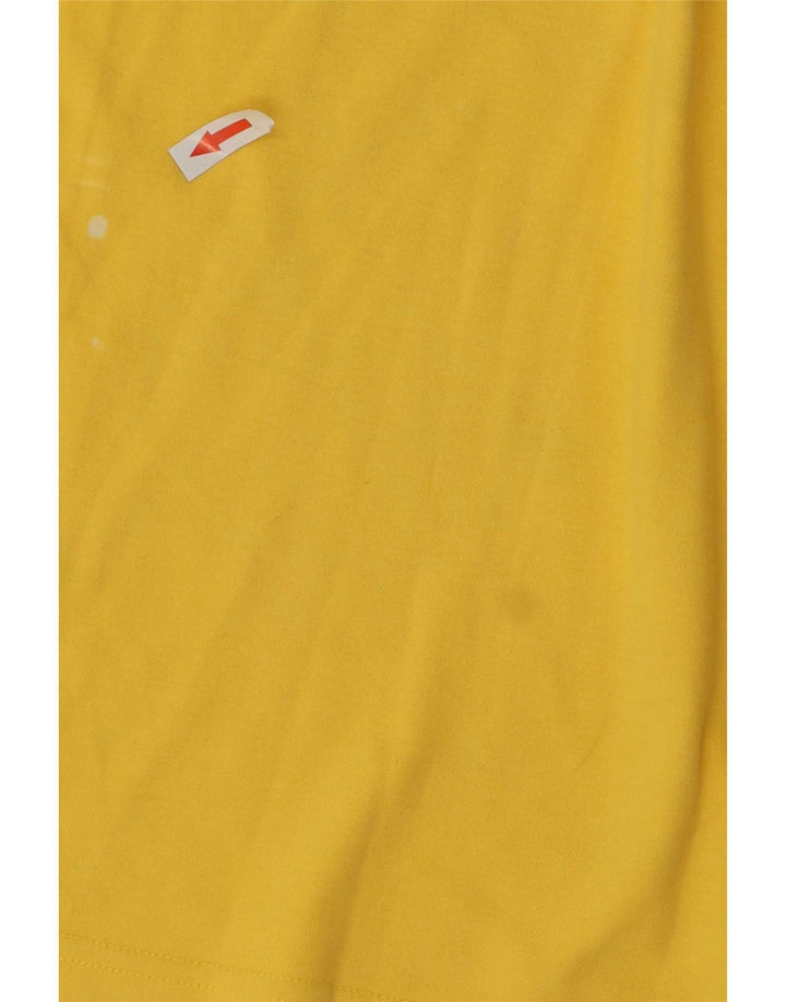 Tricou grafic pentru bărbați Invicta Top mic din bumbac galben