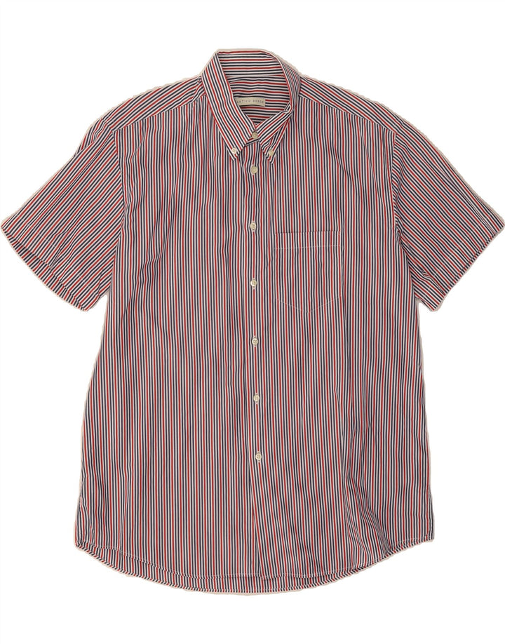 BORGO ANTICO Mens Shirt Size 17 1/2 44 XL Multicoloured Striped Vintage Borgo Antico and Second-Hand Borgo Antico from Messina Hembry 
