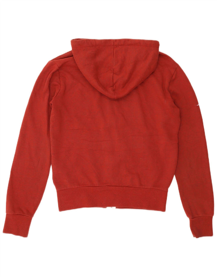 Pulover Superdry pentru bărbați, cu fermoar, bumbac, roșu