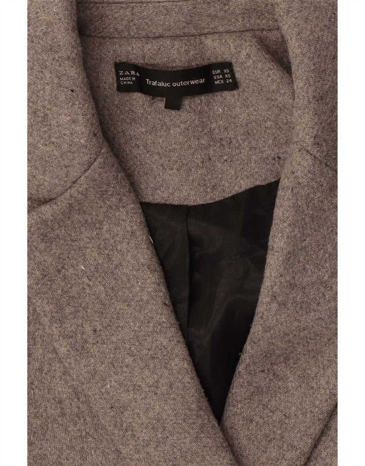 Palton supradimensionat pentru femei Zara UK 6 XS gri