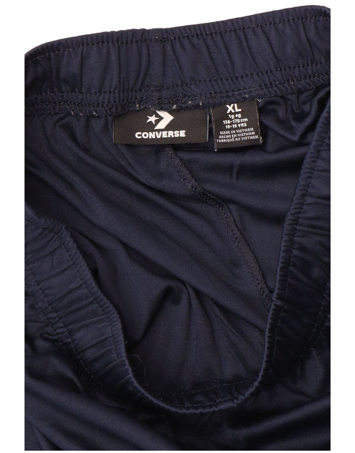 Pantaloni scurți sport grafic CONVERSE băieți 13-14 ani XL bleumarin poliester