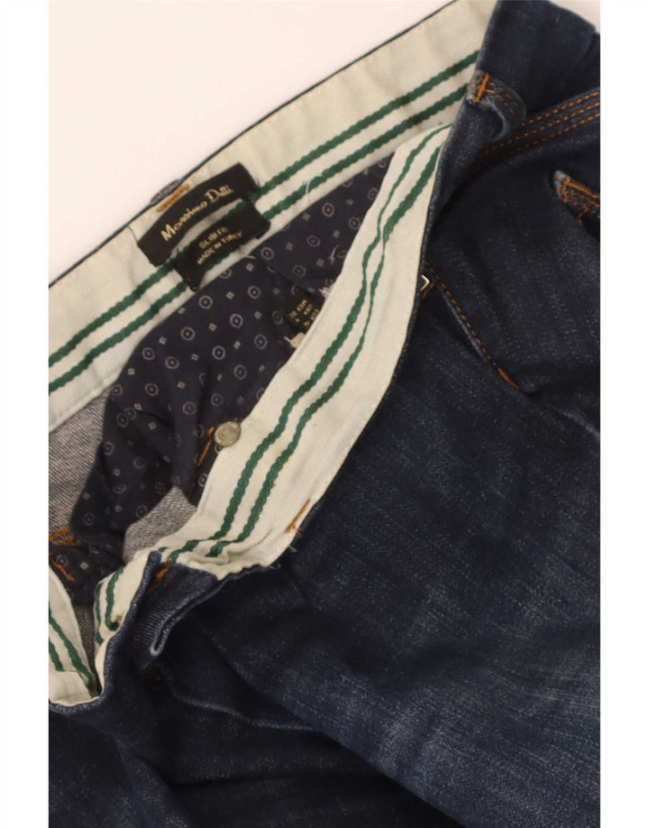 Blugi slim pentru femei Massimo Dutti W30 L31 bleumarin