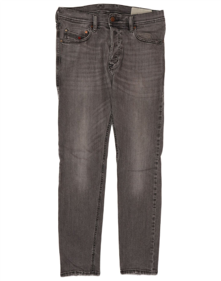 Blugi skinny pentru bărbați DIESEL W29 L30 bumbac gri