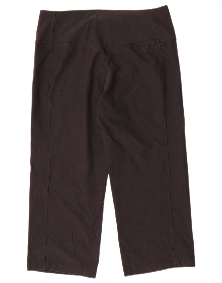 Leggings NIKE Dri Fit Capri pentru femei UK 12 Poliester mediu negru