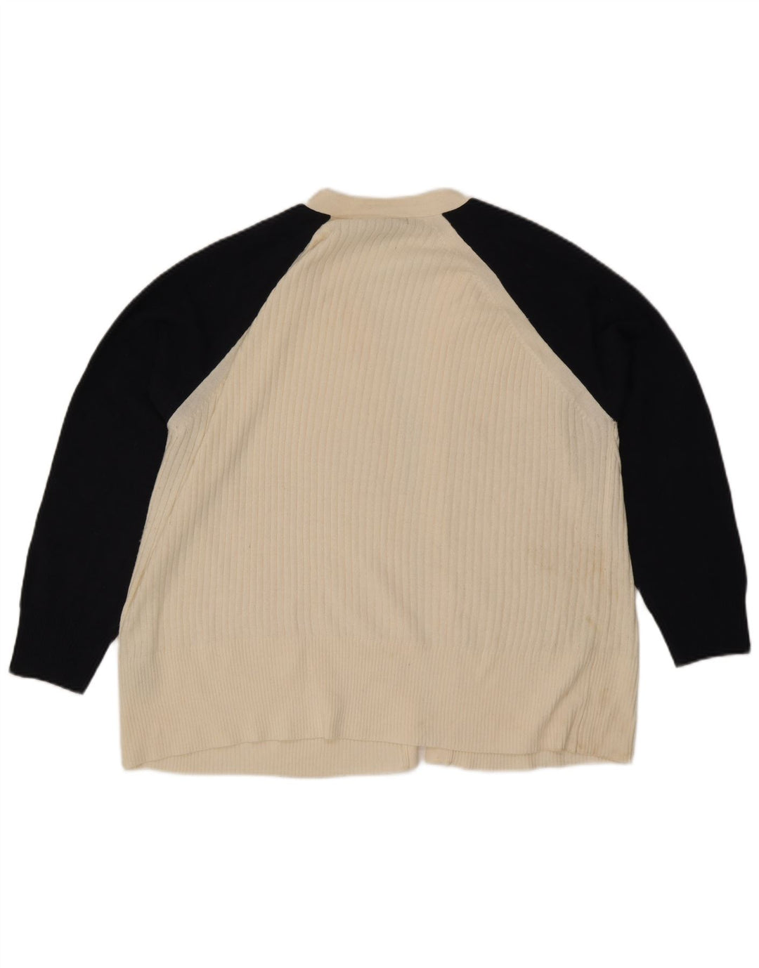 Pulover cardigan supradimensionat pentru femei Marks & Spencer UK 18 XL Alb