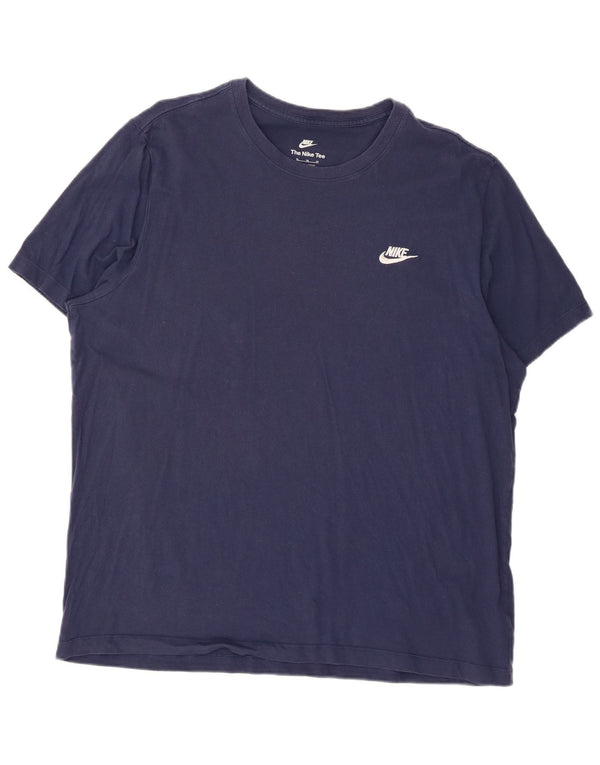 Tricou pentru bărbați Nike Top XL Bumbac bleumarin