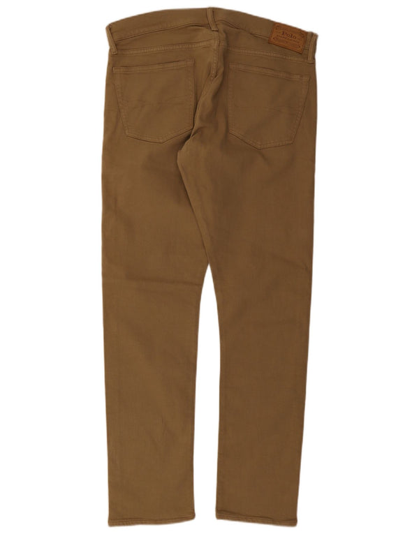 Blugi slim pentru bărbați Polo Ralph Lauren W34 L32 bumbac bej