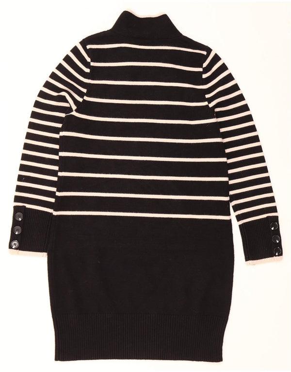 MINT VELVET Rochie Jumper pentru Femei cu mânecă lungă UK 10 Mic Negru Dung