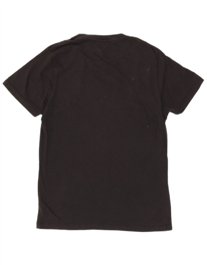 Tricou cu grafic Jack & Jones pentru bărbați Top mediu din bumbac negru