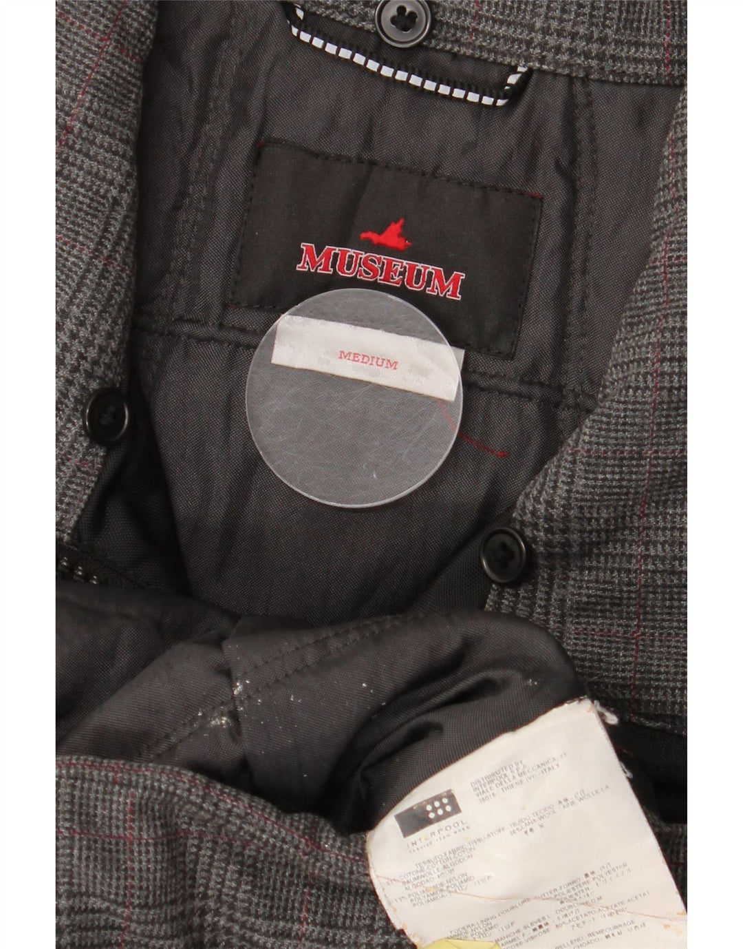 Bomber pentru femei Museum UK 14, bumbac cu picior de găină, gri mediu