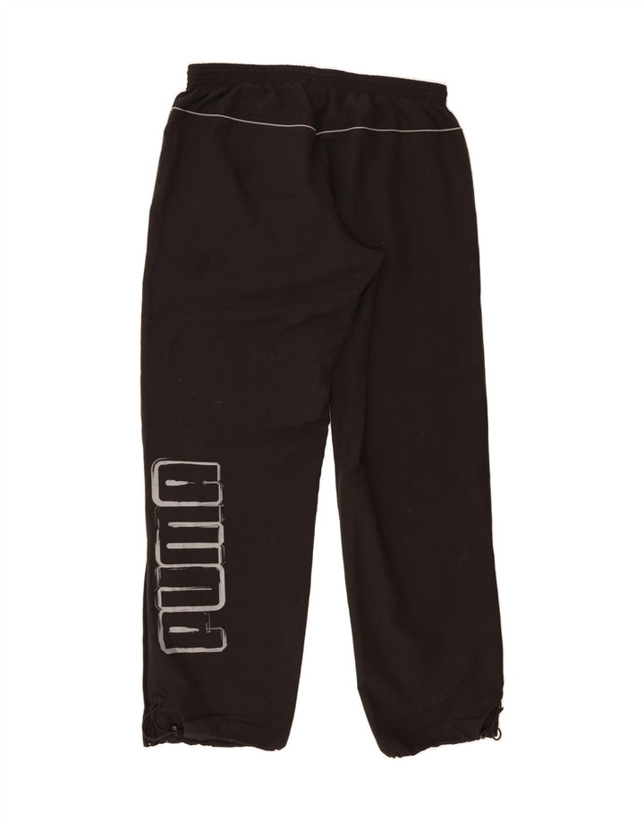 PUMA Mens Graphic Tracksuit Trousers Large  Black Vintage Puma and Second-Hand Puma from Messina Hembry 