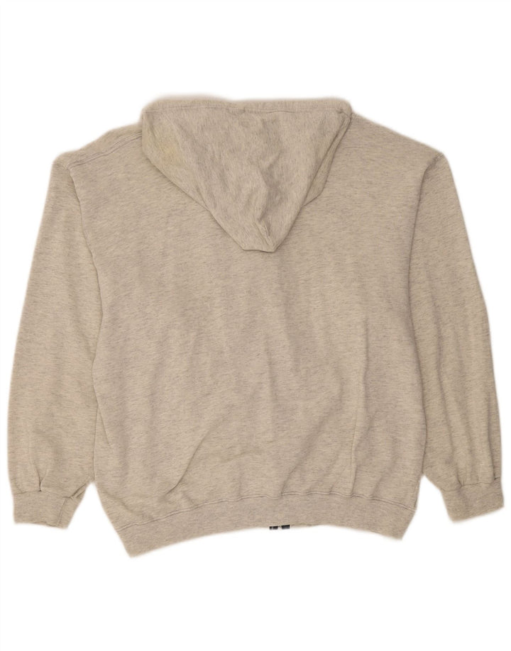 CHAMPION Mens Zip Hoodie Sweater XL Grey
