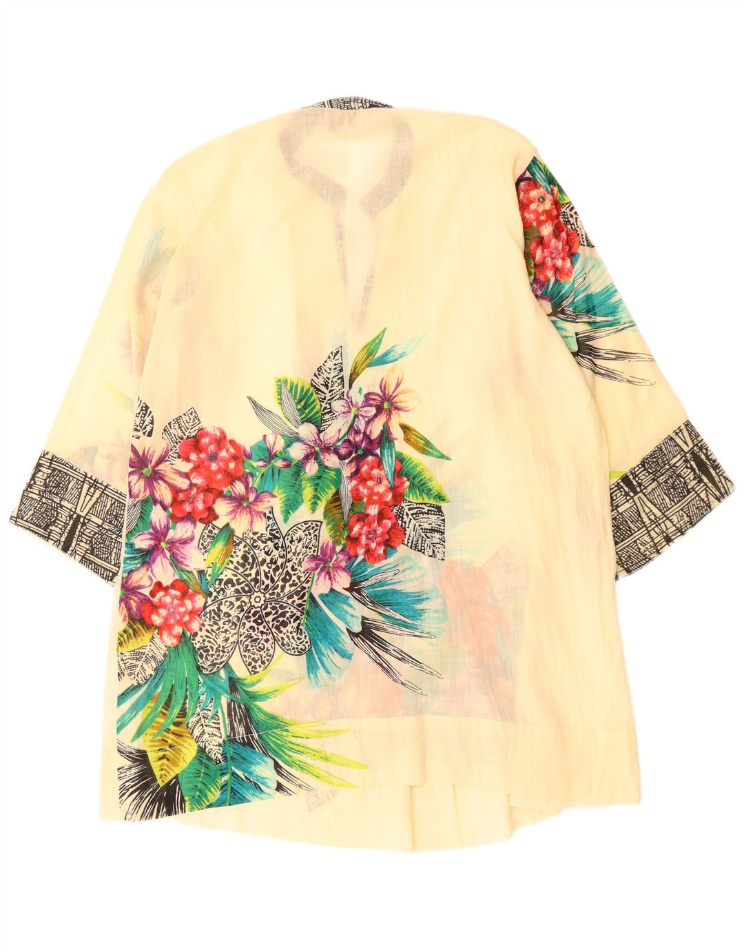 POSITANO BY JEAN PAUL Rochie tunică supradimensionată pentru femei UK 18 XL Bej Floral