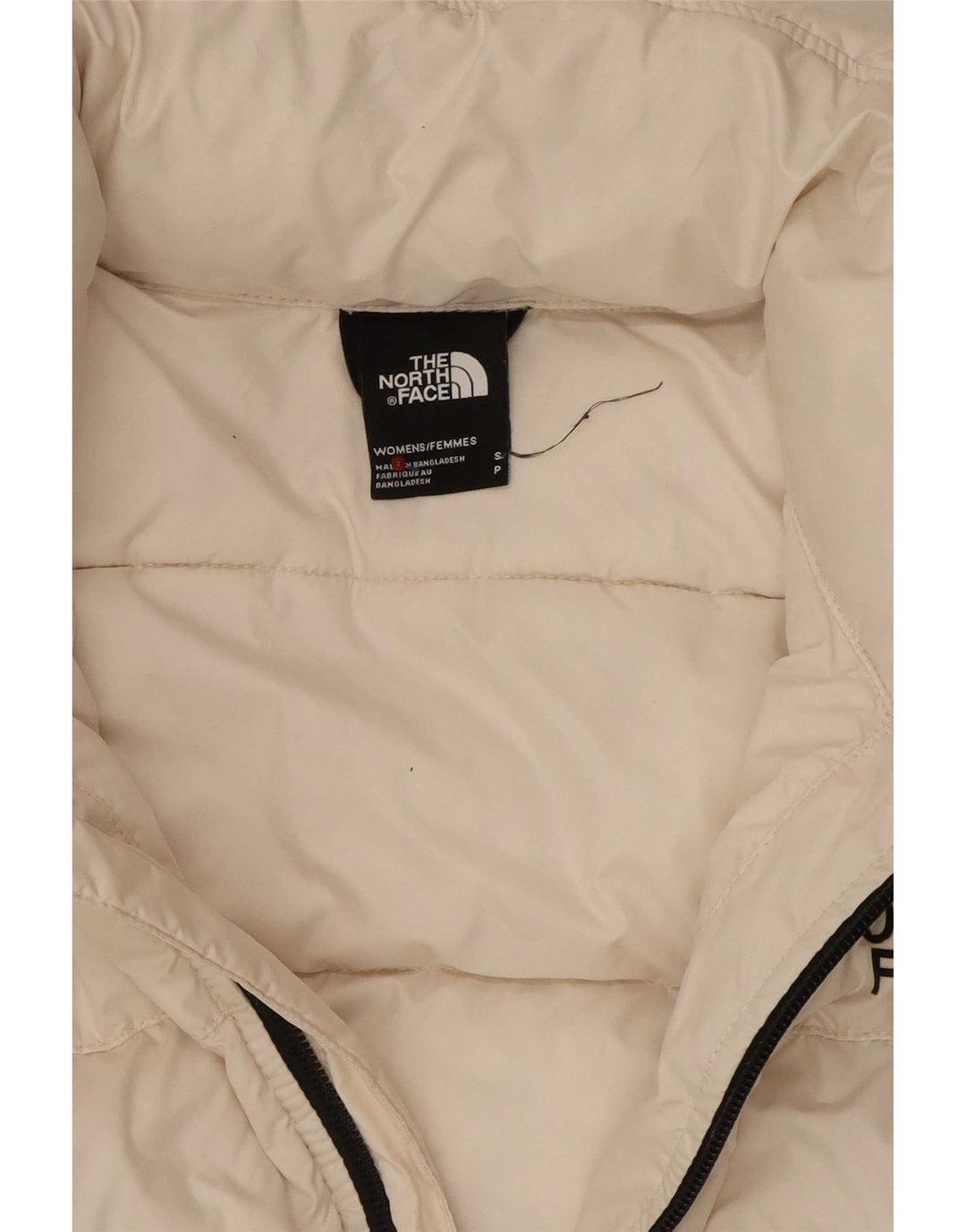 Jachetă căptușită cu glugă The North Face pentru femei UK 10 Small White Poliester