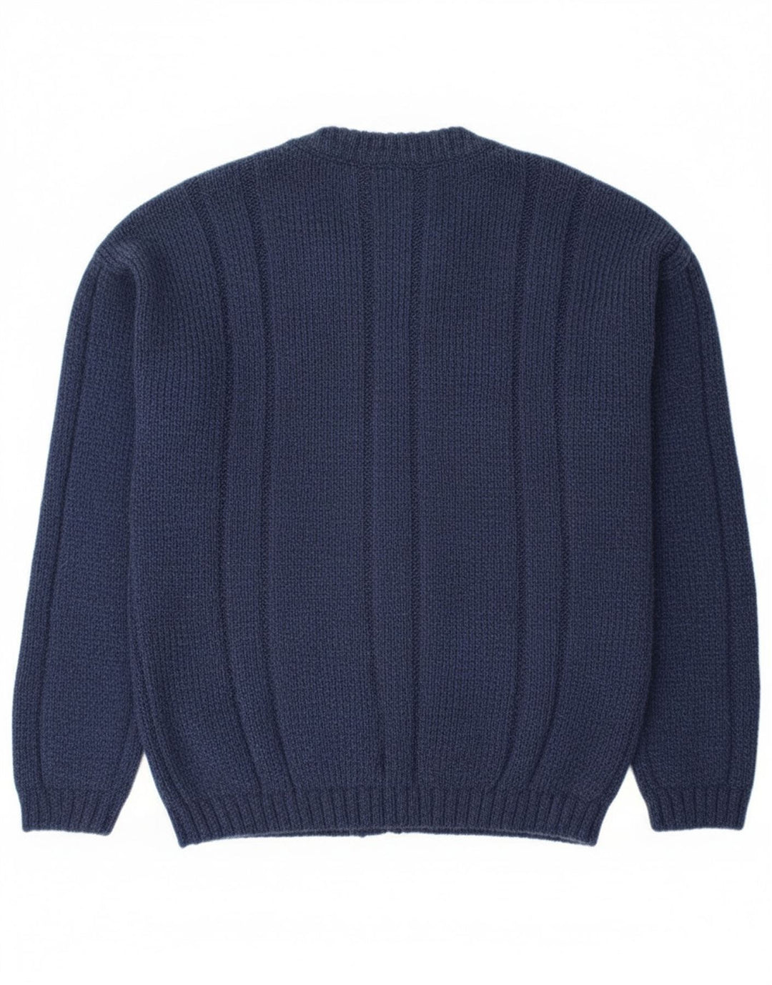 Pulover Cardigan Vintage pentru bărbați Mediu Bleumarin Acrilic
