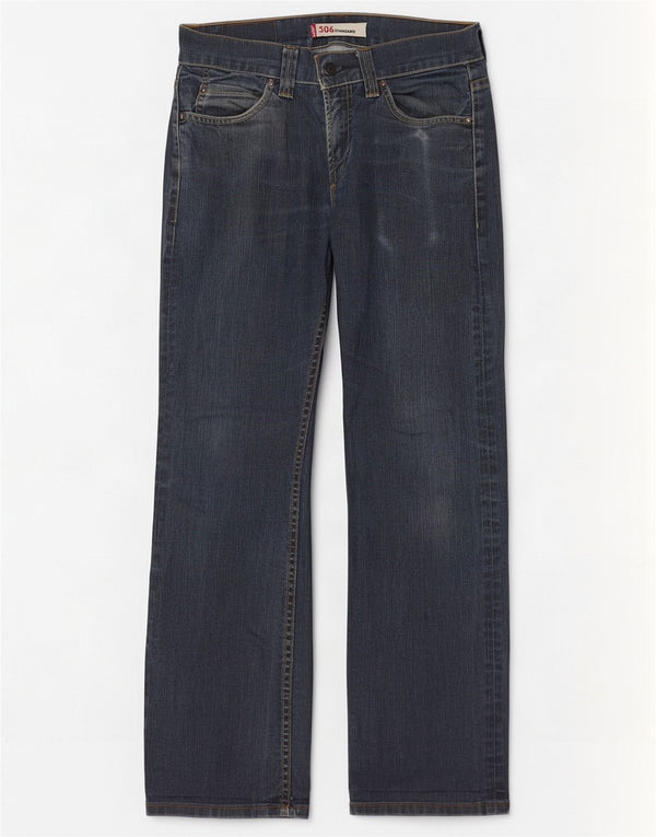Blugi drepti pentru bărbați Levi's 506 Standard Fit W30 L32 Bumbac albastru