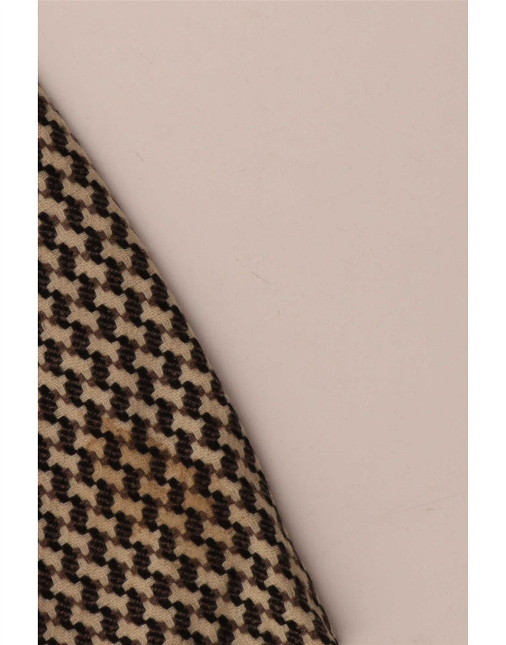 Jachetă pentru femei Poi By Krizia Crop Blazer IT 40 Small Beige Houndstooth