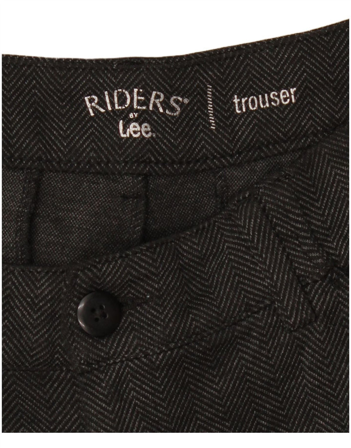 Pantaloni cropped LEE Riders Bootcut pentru femei W32 L25 Gri Herringbone