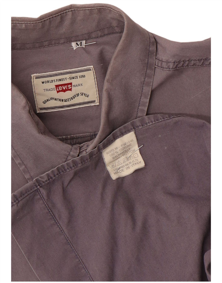 Cămașă Levi's pentru bărbați din bumbac violet mediu