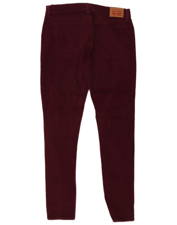 Blugi LEVI'S 710 Super Skinny W31 L30 Bumbac Burgundy