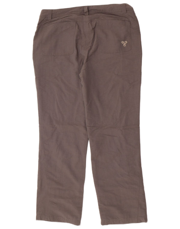 Jack Wolfskin Womens Windbreaker Trousers UK 16/18 Large W36 L32 Grey