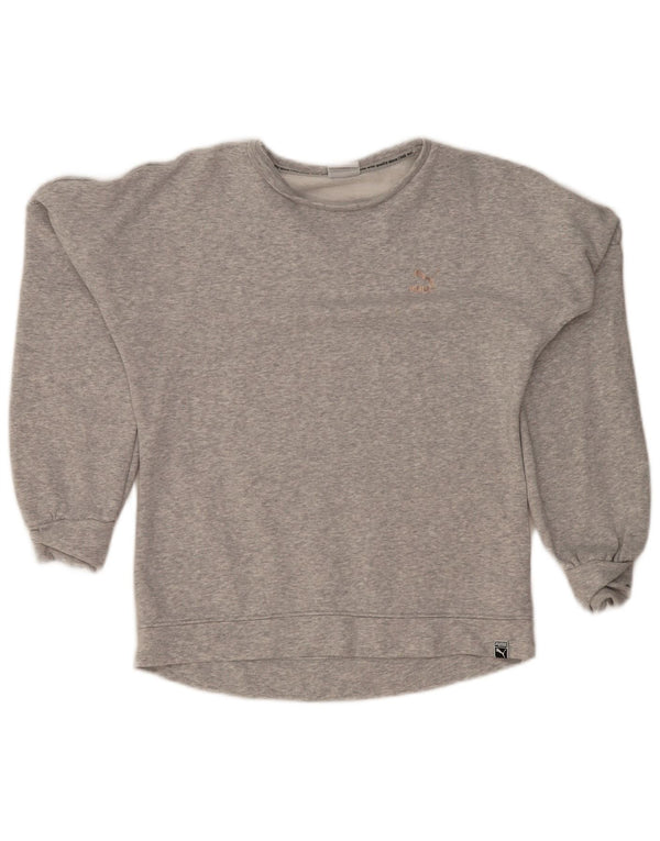 Pulover pentru femei Puma UK 8, bumbac gri mic