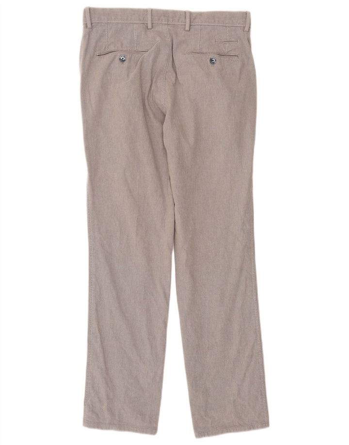 Massimo Dutti Pantaloni chino pentru bărbați EU 38 Small W30 L29 Gri Argyle/Diamond