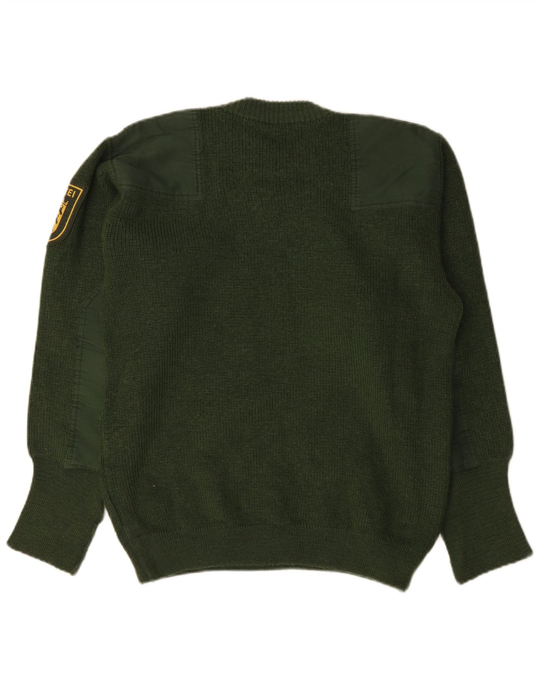 Pulover vintage pentru bărbați cu decolteu rotund cu grafic IT 50 verde mediu