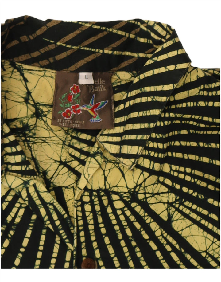 Cămașă pentru bărbați cu model abstract Caribelle Batik, mare, multicoloră