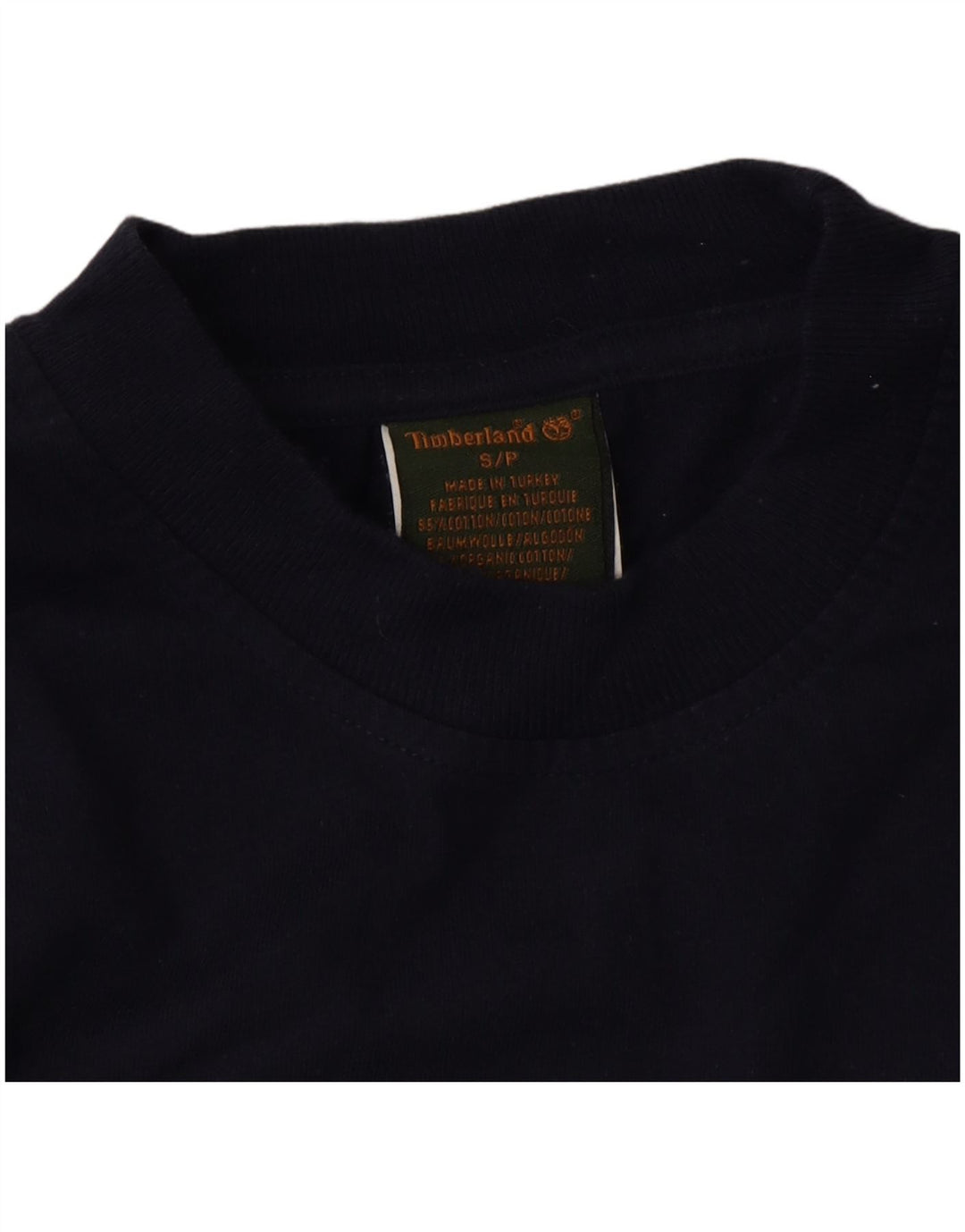 Tricou grafic Timberland pentru bărbați Top mic din bumbac bleumarin