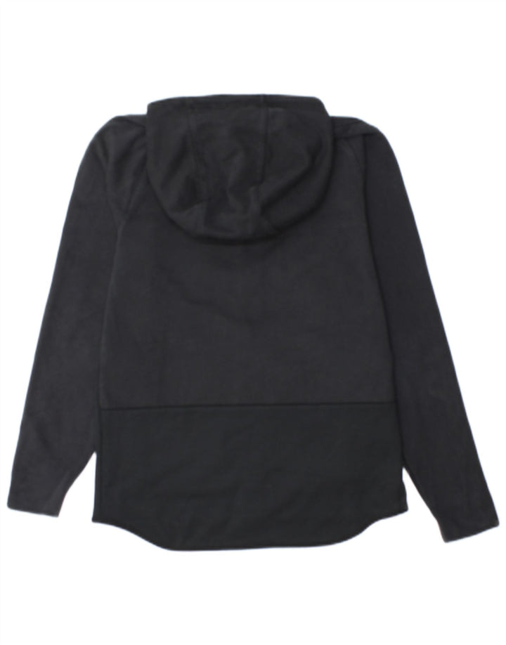 Pulover Nike pentru bărbați, cu fermoar, bumbac, negru