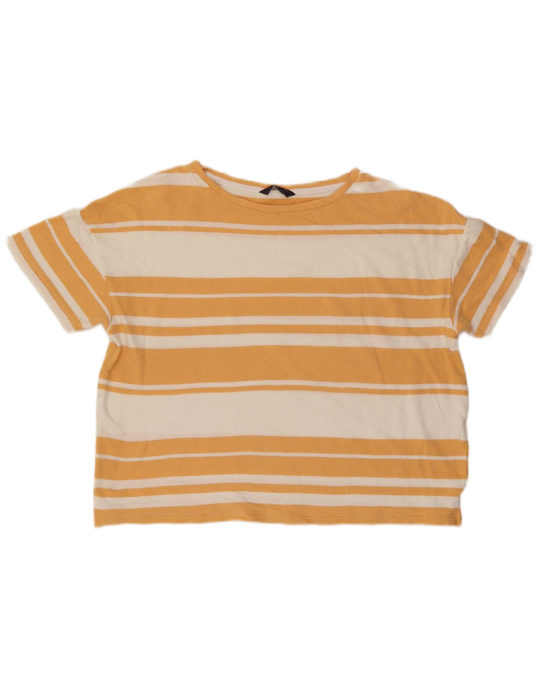 Tricou supradimensionat pentru femei Marks & Spencer Top UK 16 mare portocaliu cu dungi
