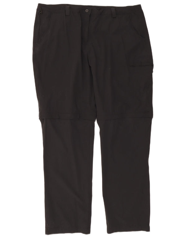 Pantaloni cargo drepti pentru femei Mountain Warehouse UK 20 2XL W42 L32 Negru