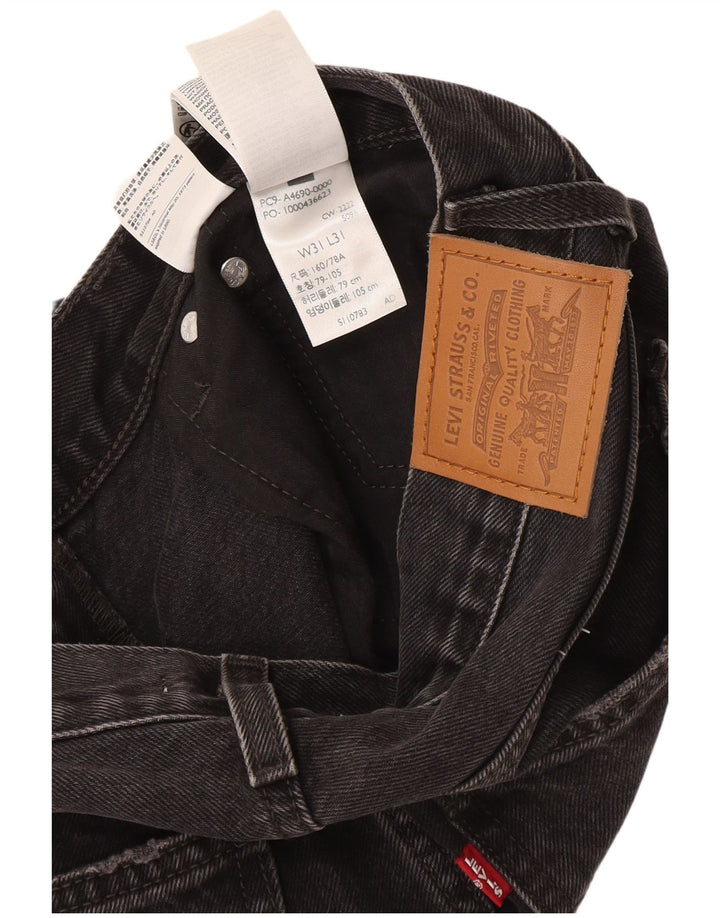 Blugi Levi's Middy Straight pentru femei W31 L31 bumbac gri