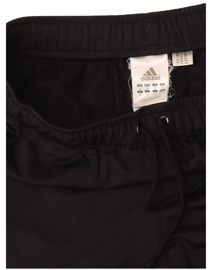 Pantaloni scurti sport ADIDAS pentru femei UK 10 Poliester negru mic