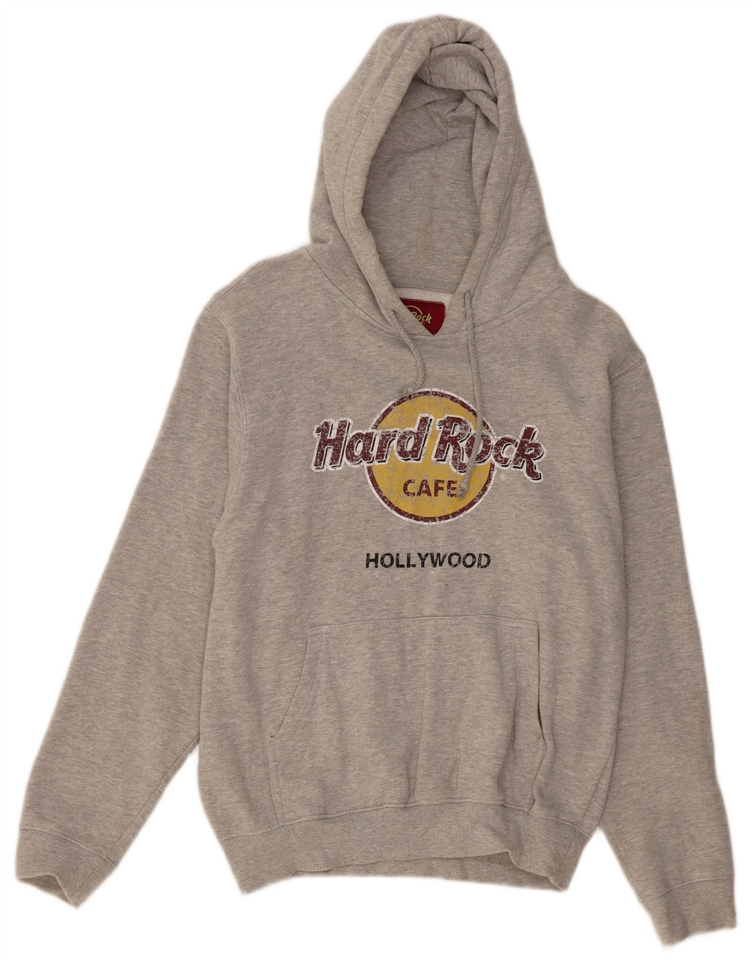 HARD ROCK CAFE Pulover cu glugă Hollywood pentru femei UK 14 Medium Gri Pete