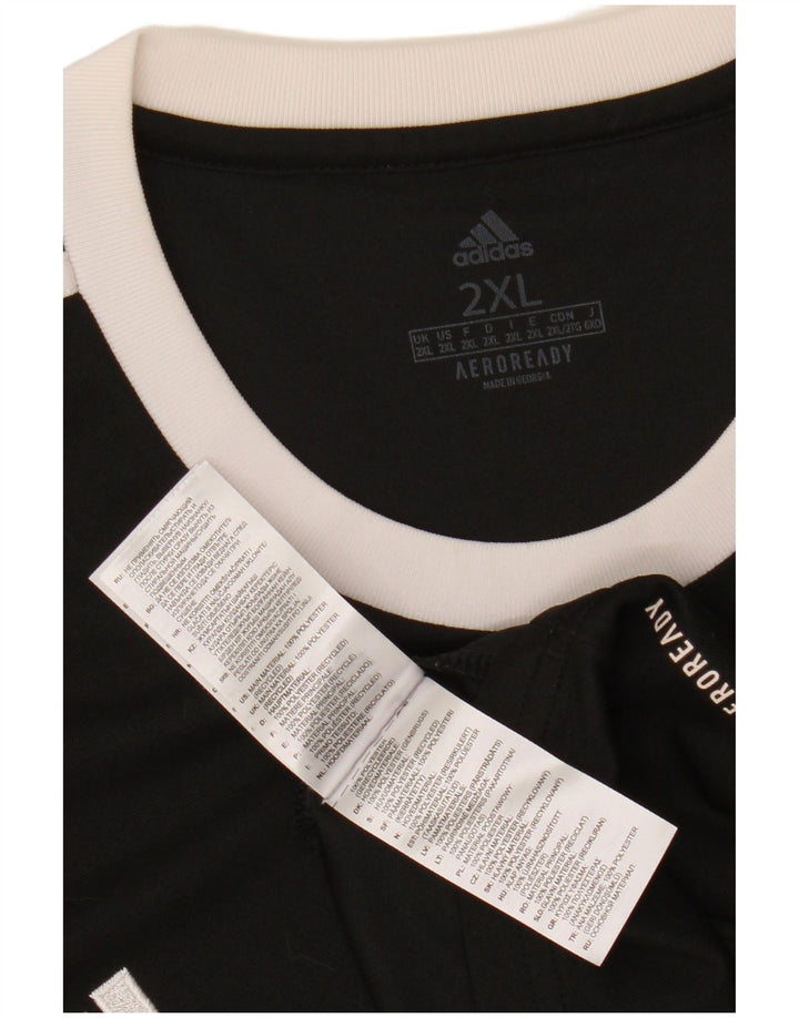 Tricou pentru bărbați Adidas Aeroready Top 2XL poliester negru