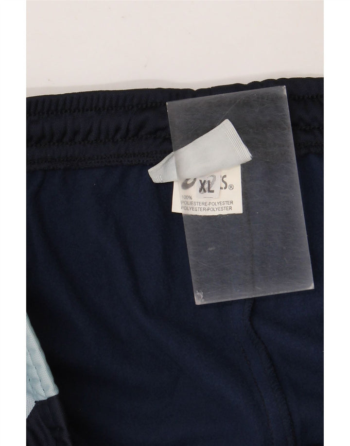 Pantaloni de trening Asics pentru bărbați, XL, albastru bleumarin, poliester color bloc