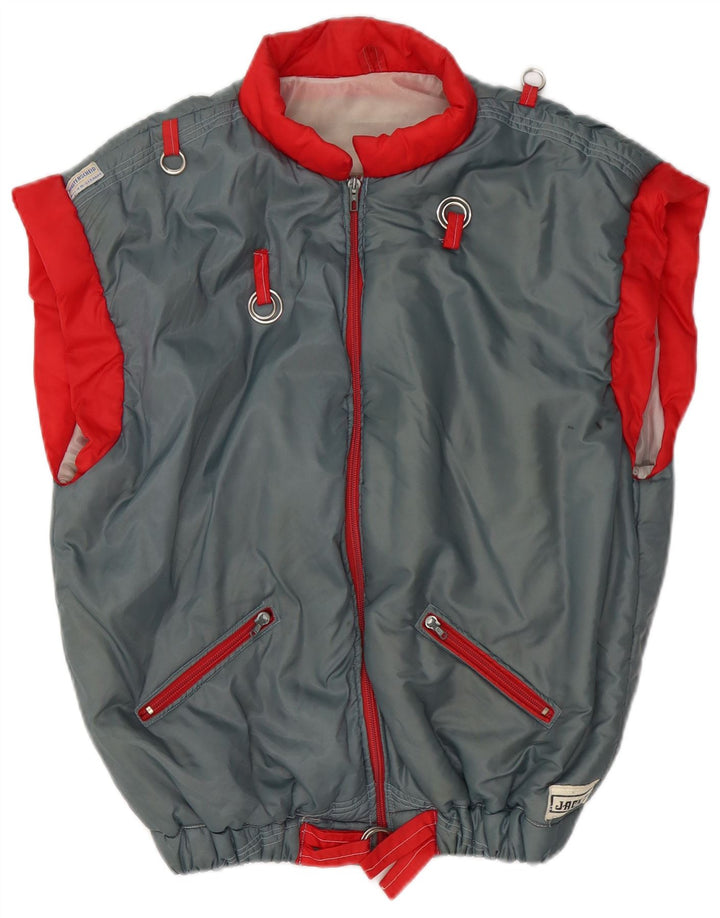 JACK DANIELS Gilet pentru femei UK 16, mare, gri, colorblock