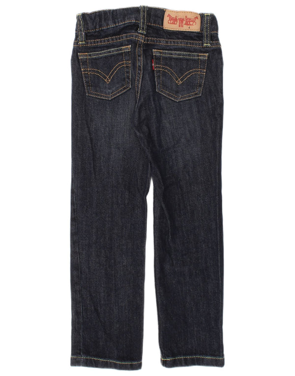 Blugi drepti pentru baieti LEVI'S 3-4 ani W20 L18 bleumarin bumbac