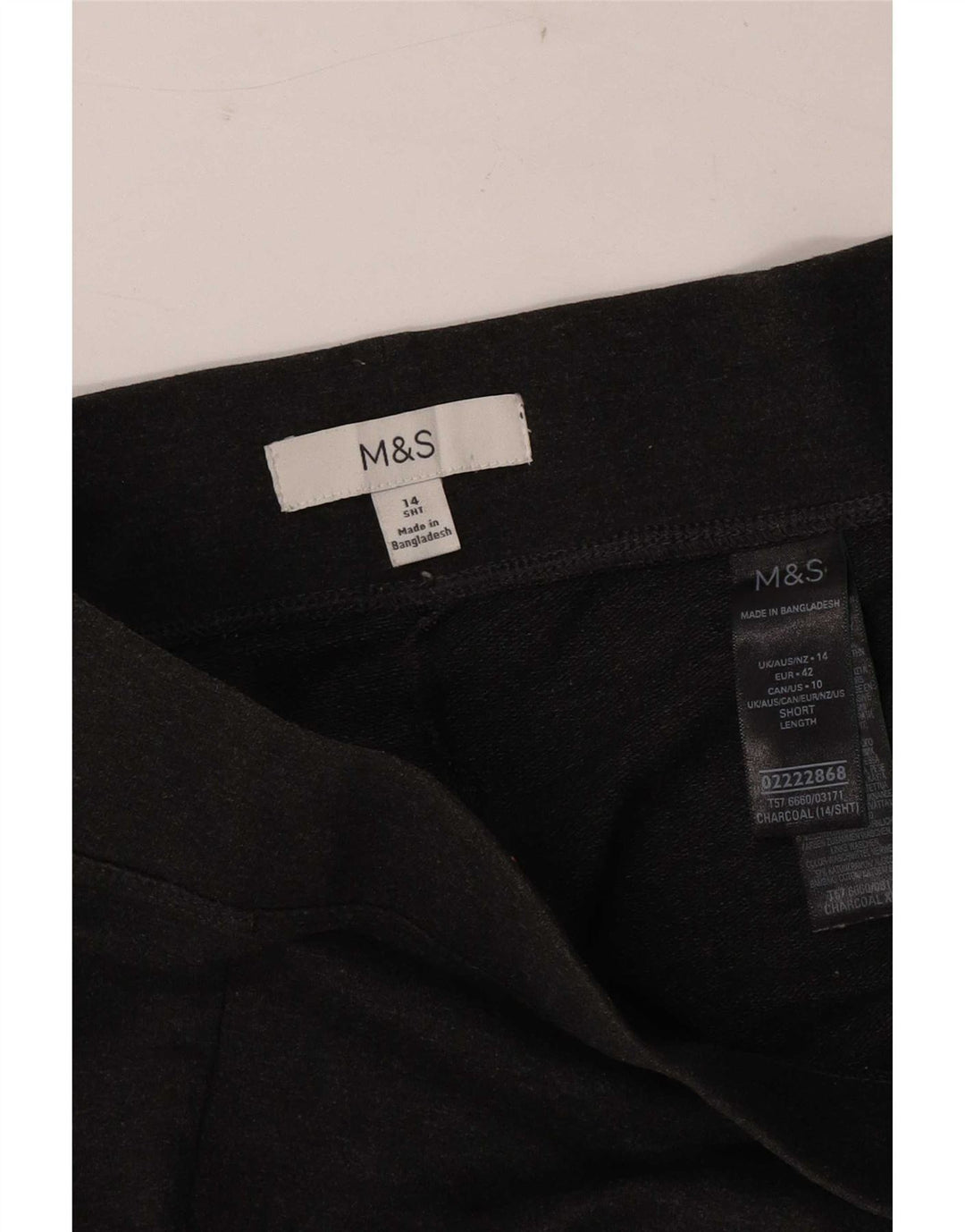 Leggings pentru femei Marks & Spencer UK 14 mare bumbac gri