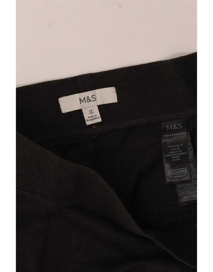 Leggings pentru femei Marks & Spencer UK 14 mare bumbac gri